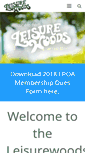 Mobile Screenshot of leisurewoods.org